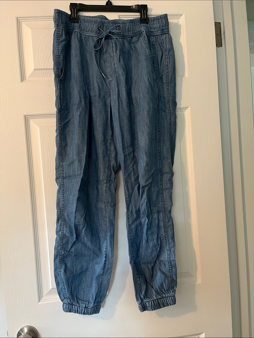Gap Women’s Blue Drawstring Jogger Jeans